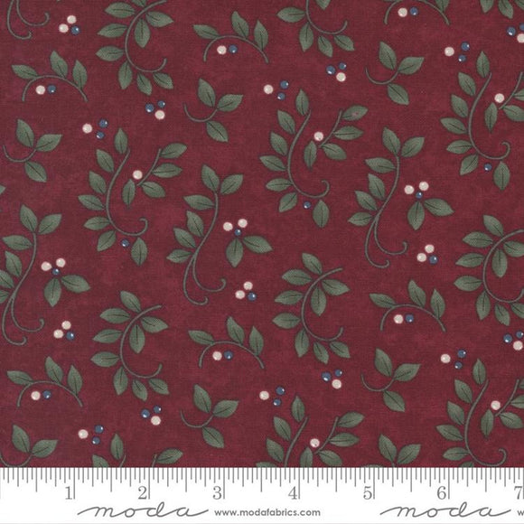Winter Flurries Berry Fabric 6884-14 by Holly Taylor from Moda by the yard