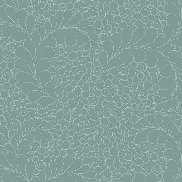 Words To Quilt By Teal Happy Feathers Fabric 06972-84 from Contempo by the yard