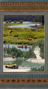 Yellowstone Scenic 24" x 44" Panel 9499P-93 from Henry Glass by the panel