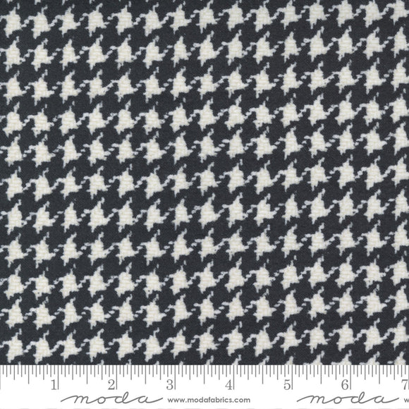 Yuletide Gatherings Holly Coal Houndstooth FLANNEL Holiday Fabric 49143-15F from Moda
