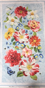 Rainbow Garden Quilt Fabric 24"x45" Panel 86365-431