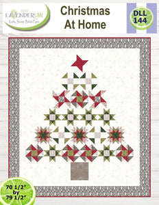 Christmas At Home Quilt Pattern Book from Designs By Lavender Lime