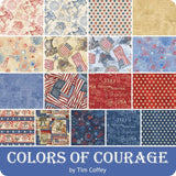 Colors of Courage 40 Karat Crystals Fabric Pack 840-757-840 by Tim Coffey