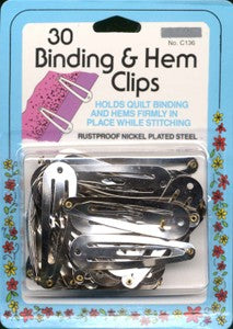 Collins Binding & Hem Clips