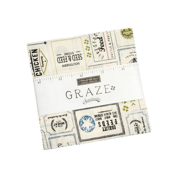 Graze Quilt Fabric Charm Pack 55600PP from Moda