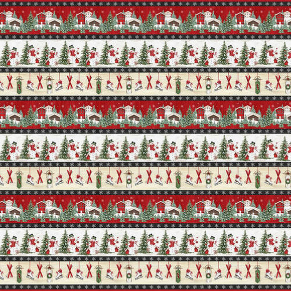 Making Spirits Bright Border Stripe 2291-88 from Blank Quilting by the yard