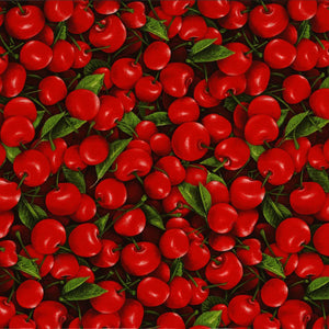 Market Place Digital Cherries Fabric 594981 from Oasis Fabrics by the yard