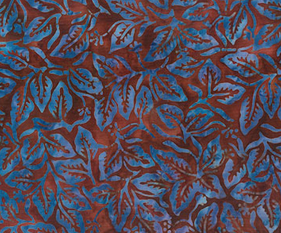 Garden Party Mocha Packed Leaves 80893-36 by Banyan Batiks Studio from Northcott