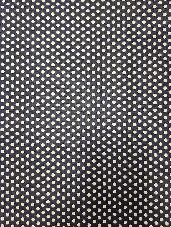 Black and White Polka Dot Fabric 1490-86305-911W from Wilmington Prints