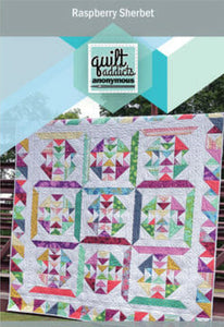 Raspberry Sherbet Pattern QAA637 by Stephanie Soebbing from Quilt Addits Anonymous